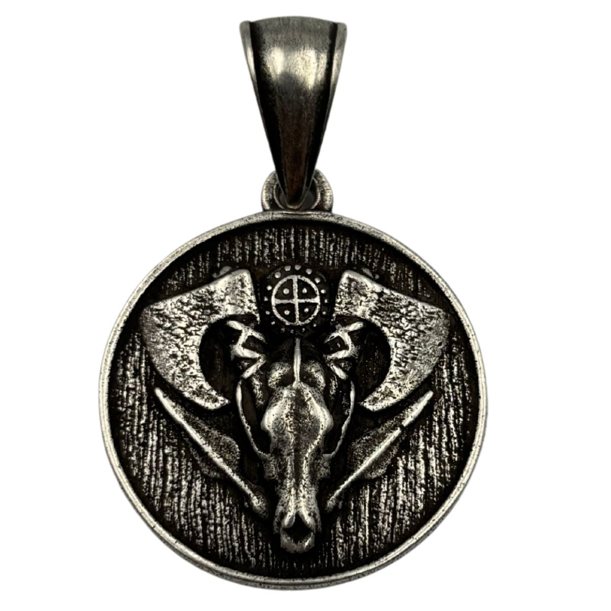 Wolf Skull pendant Silver plating