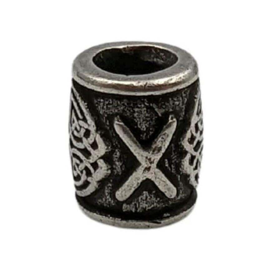 Gebo rune bead Silver plating