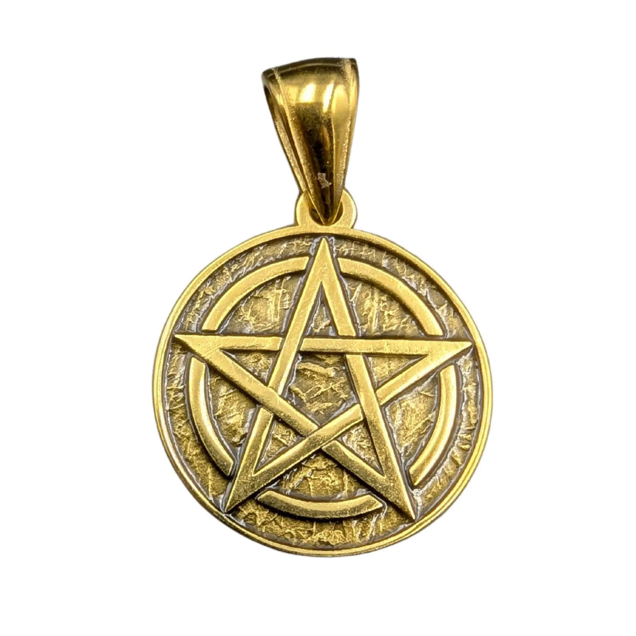 Pentagram pendant Gold plating