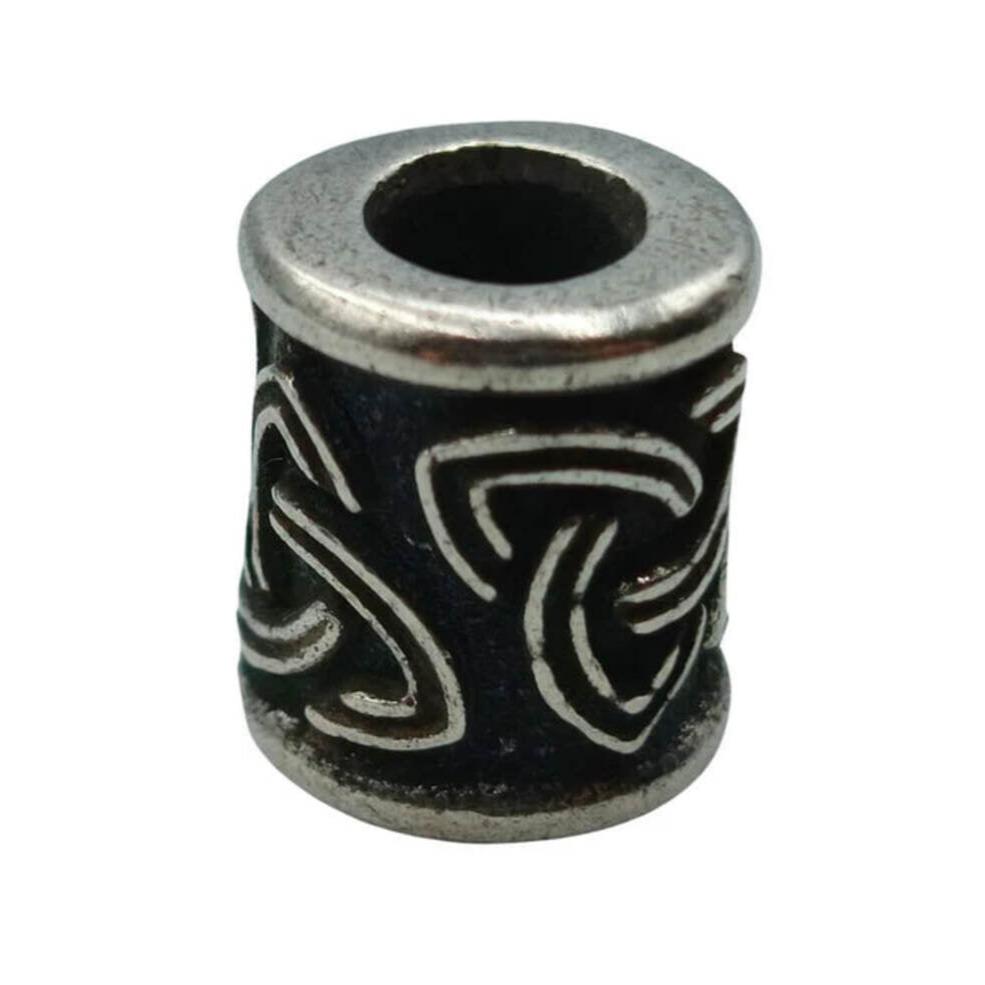 Celtic knot bead Silver plating
