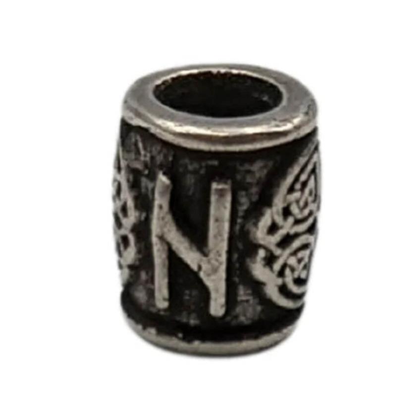 Hagalaz rune bead