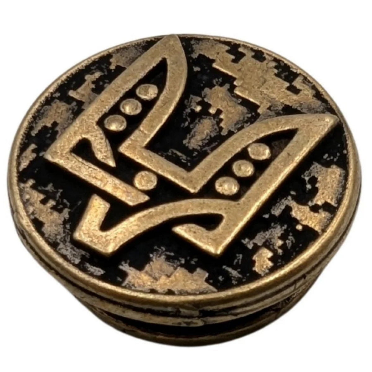 Ukrainian trident paracord bead