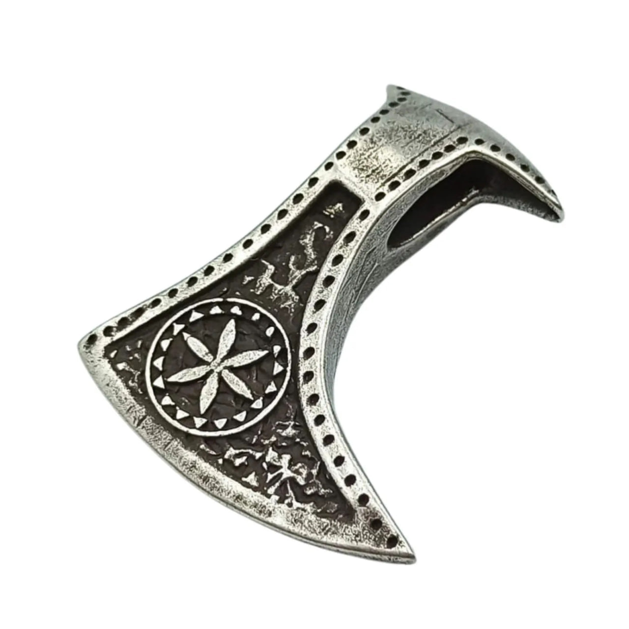Perun axe pendant Silver plating