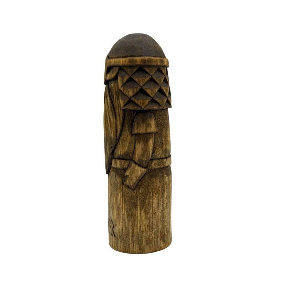 Vidar Norse wooden figurine