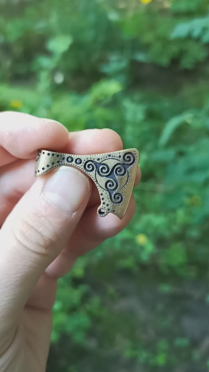 Celtic axe pendant