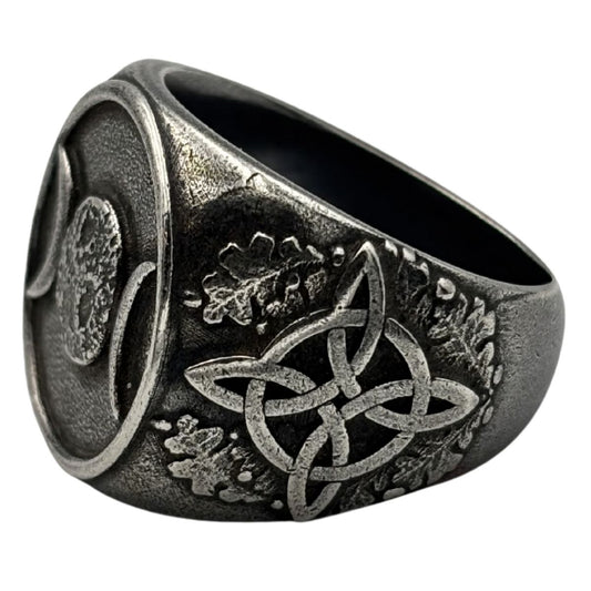 Triple Moon Ring — Goddess Symbol