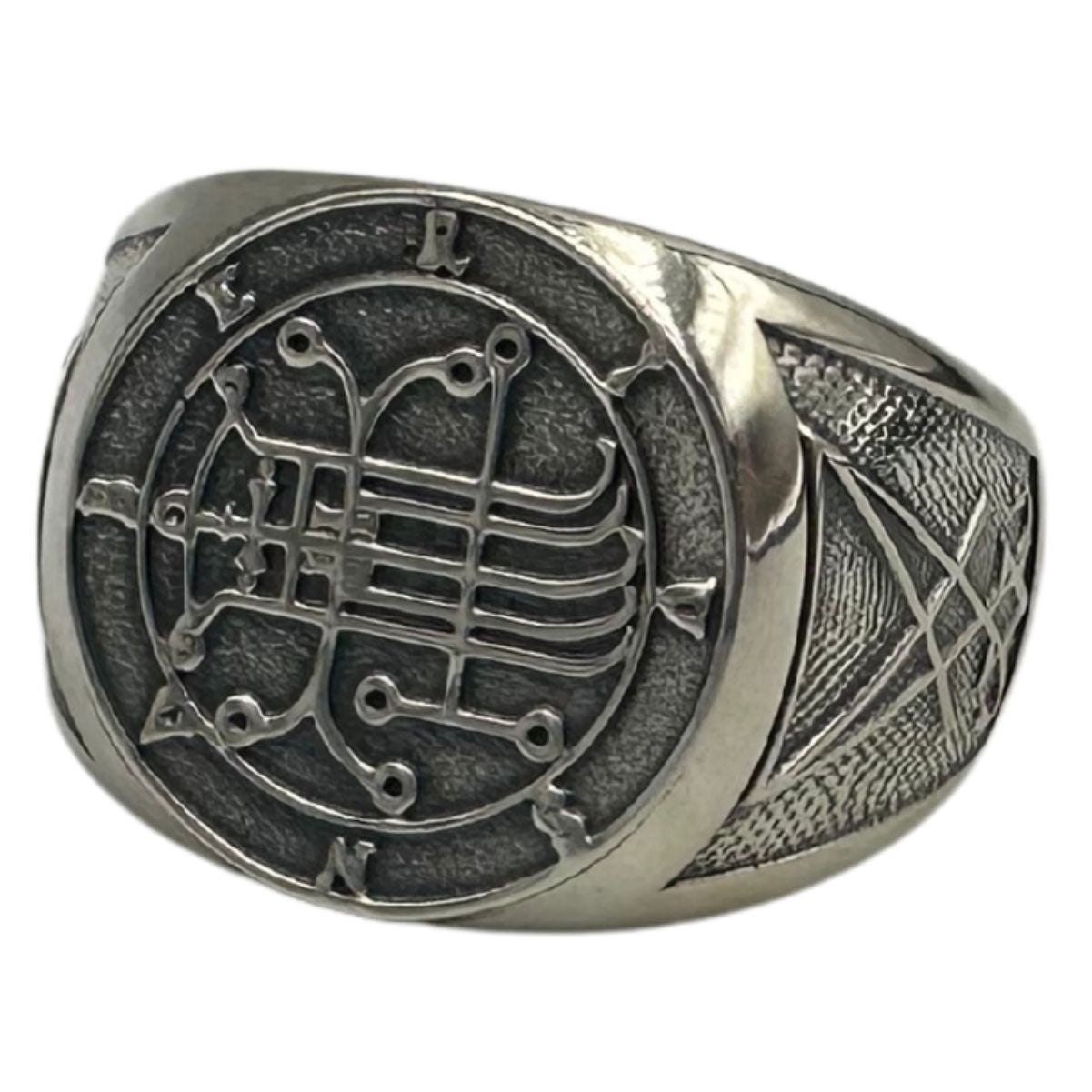 Naberius sigil ring 6 US Silver 925