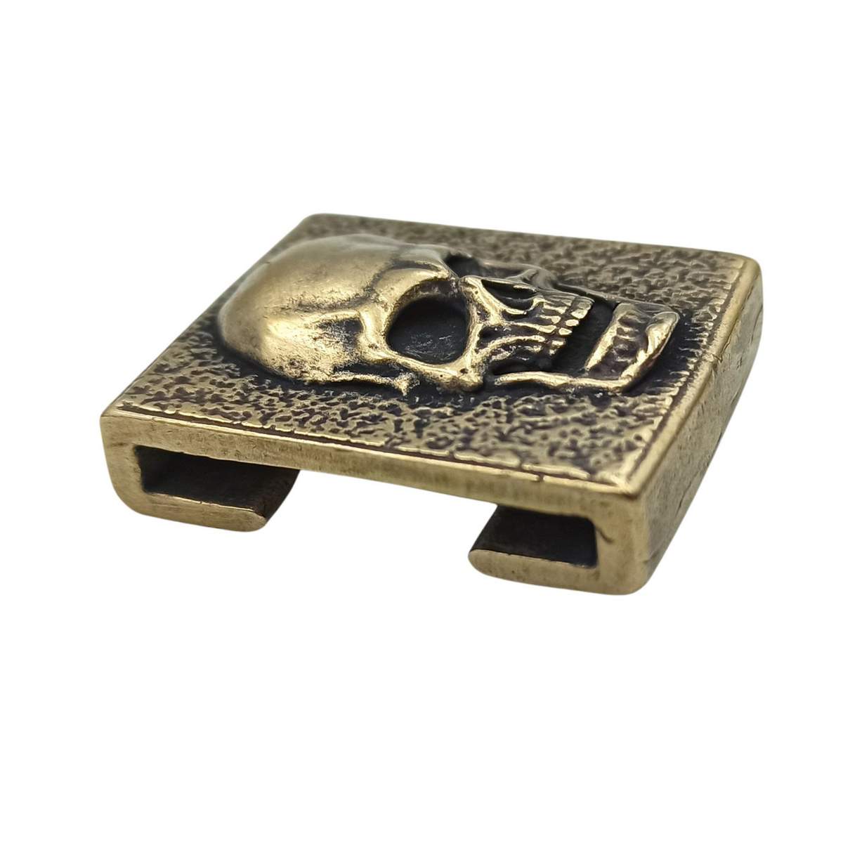 Skull bronze Molle clip