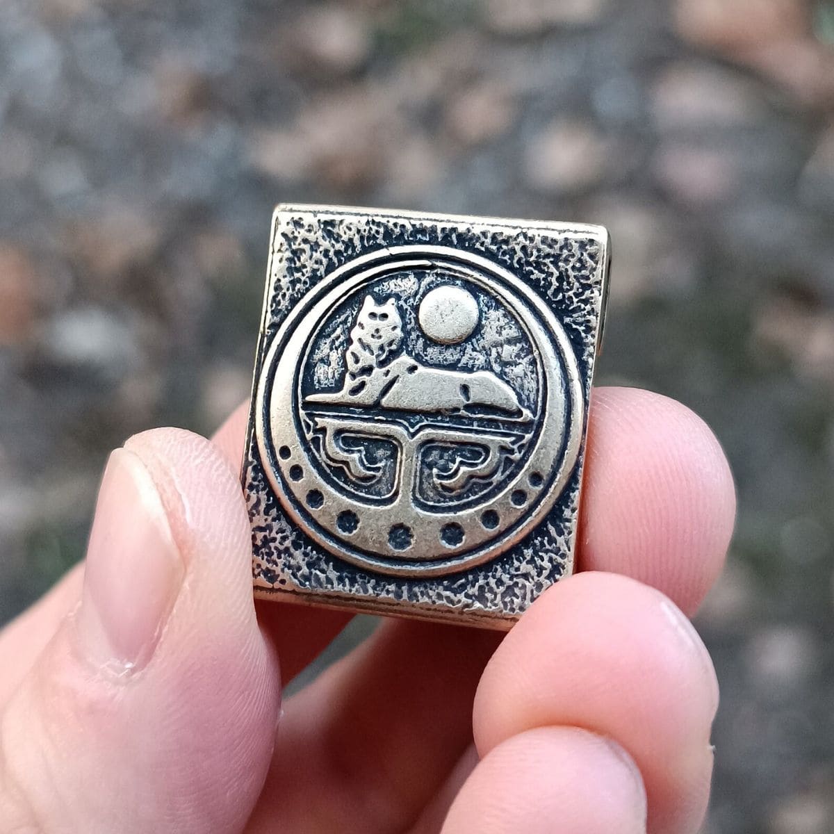 Ichkeria flag molle clip