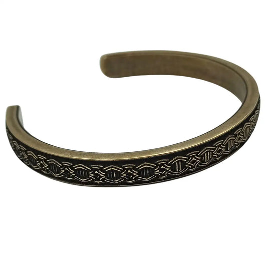 Norse arm band Viking bracelet from bronze Bronze with patina  