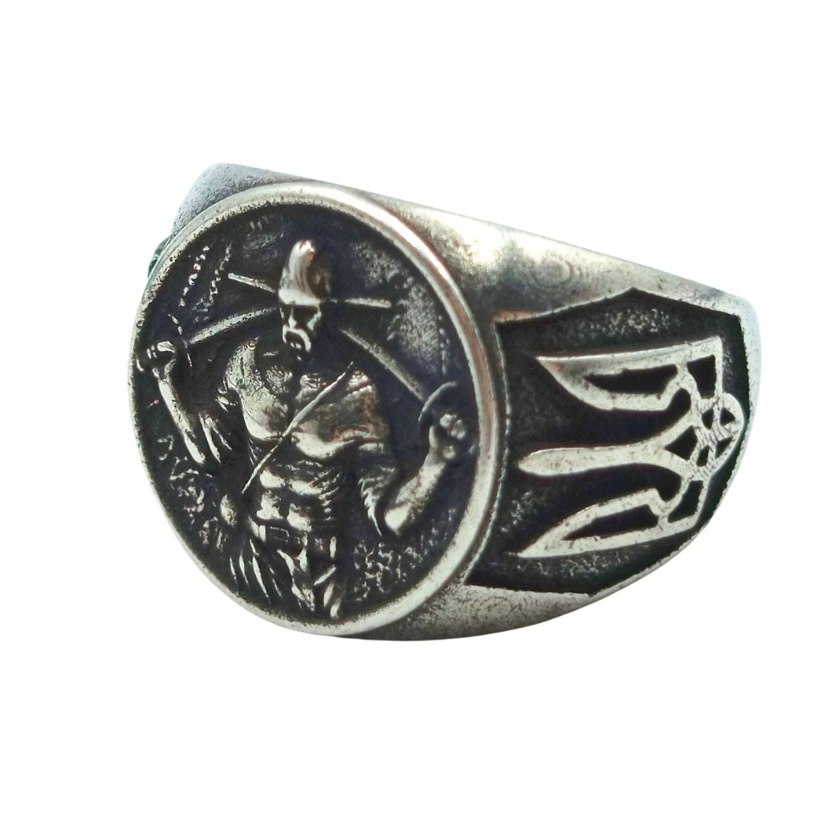 Ukrainian cossack ring Silver plating 6 US