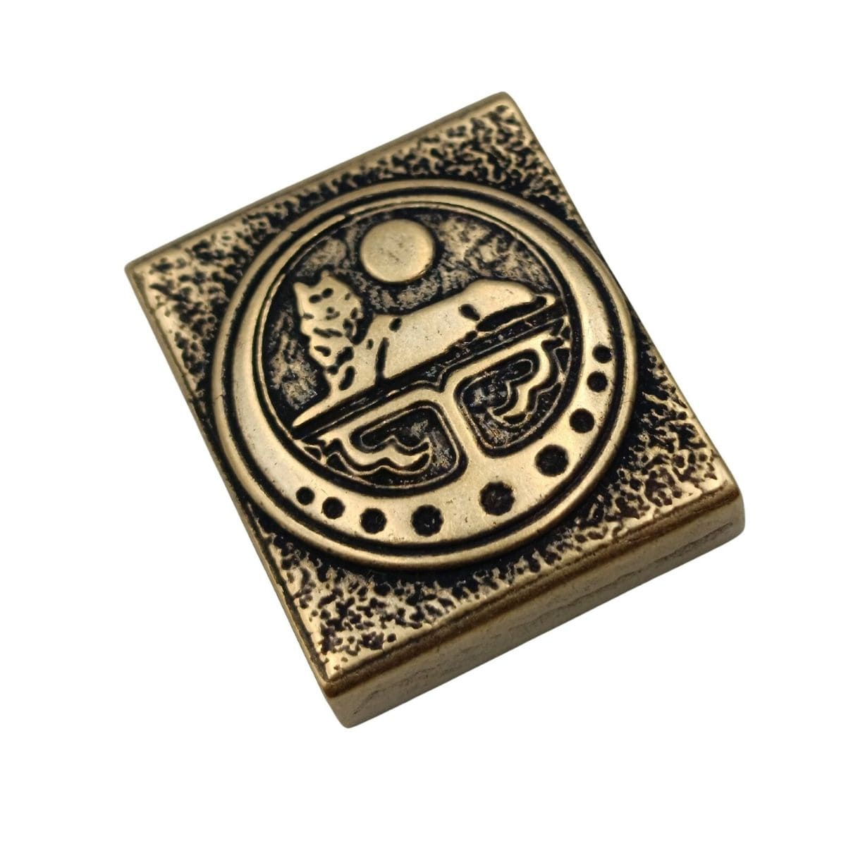 Ichkeria flag molle clip Bronze