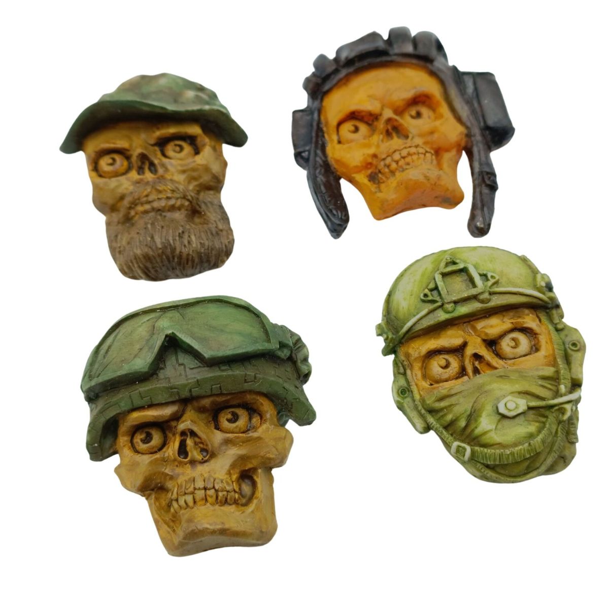 Army decorative skull magnets