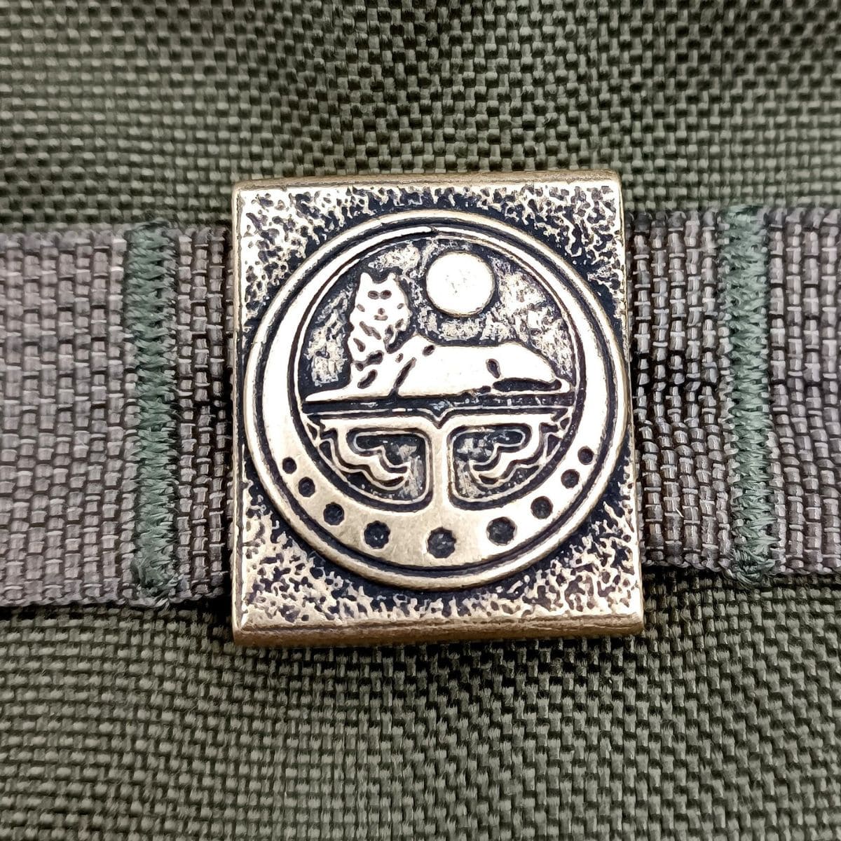 Ichkeria flag molle clip