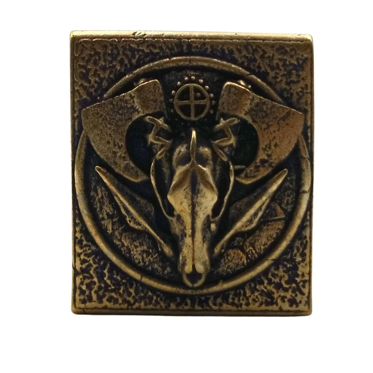 Norse wolf skull molle clip