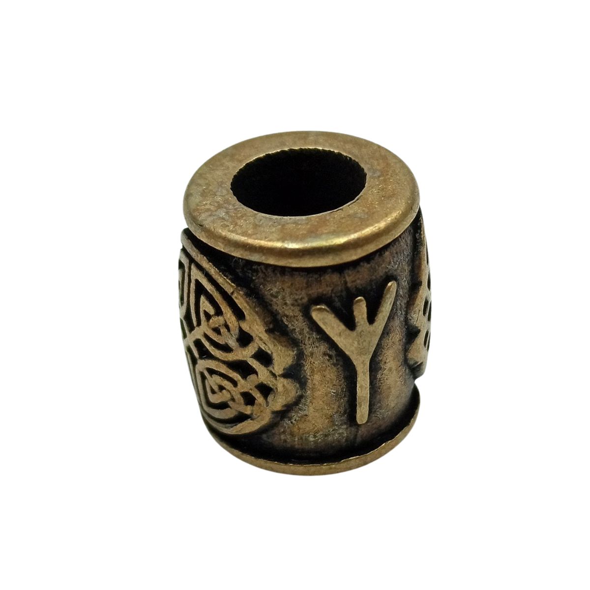 Algiz rune bead