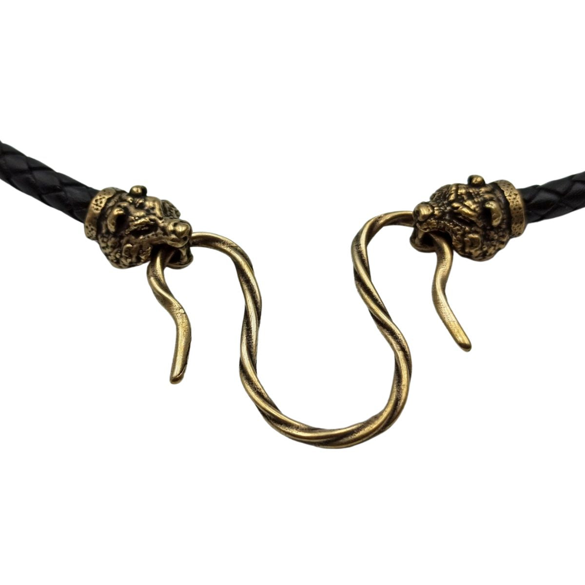 Bear leather necklace