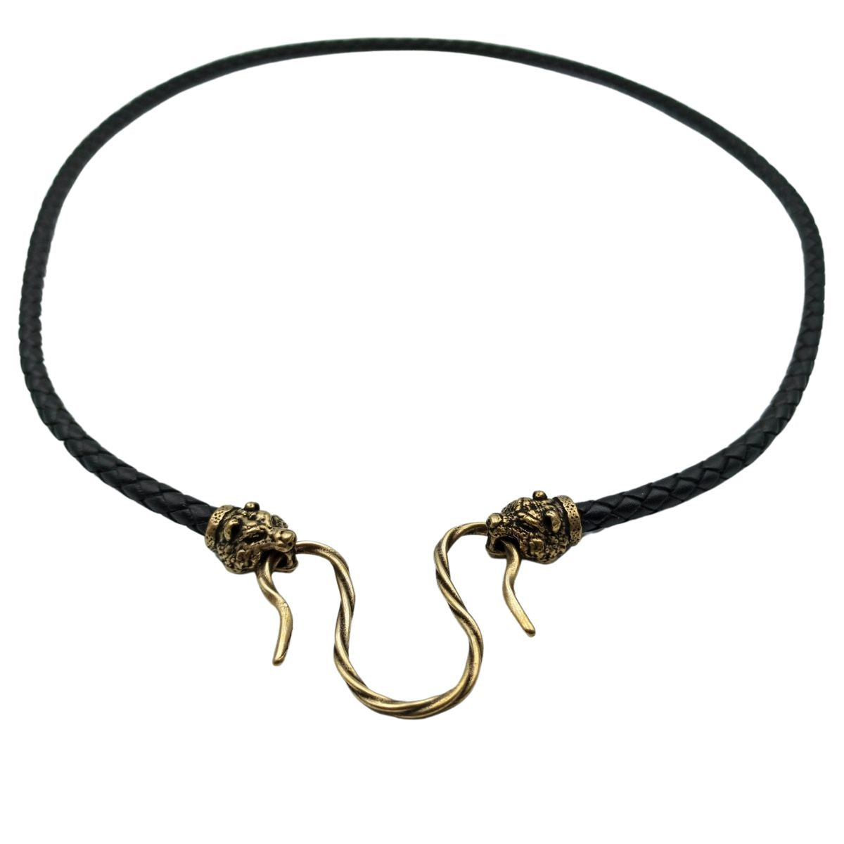 Bear leather necklace