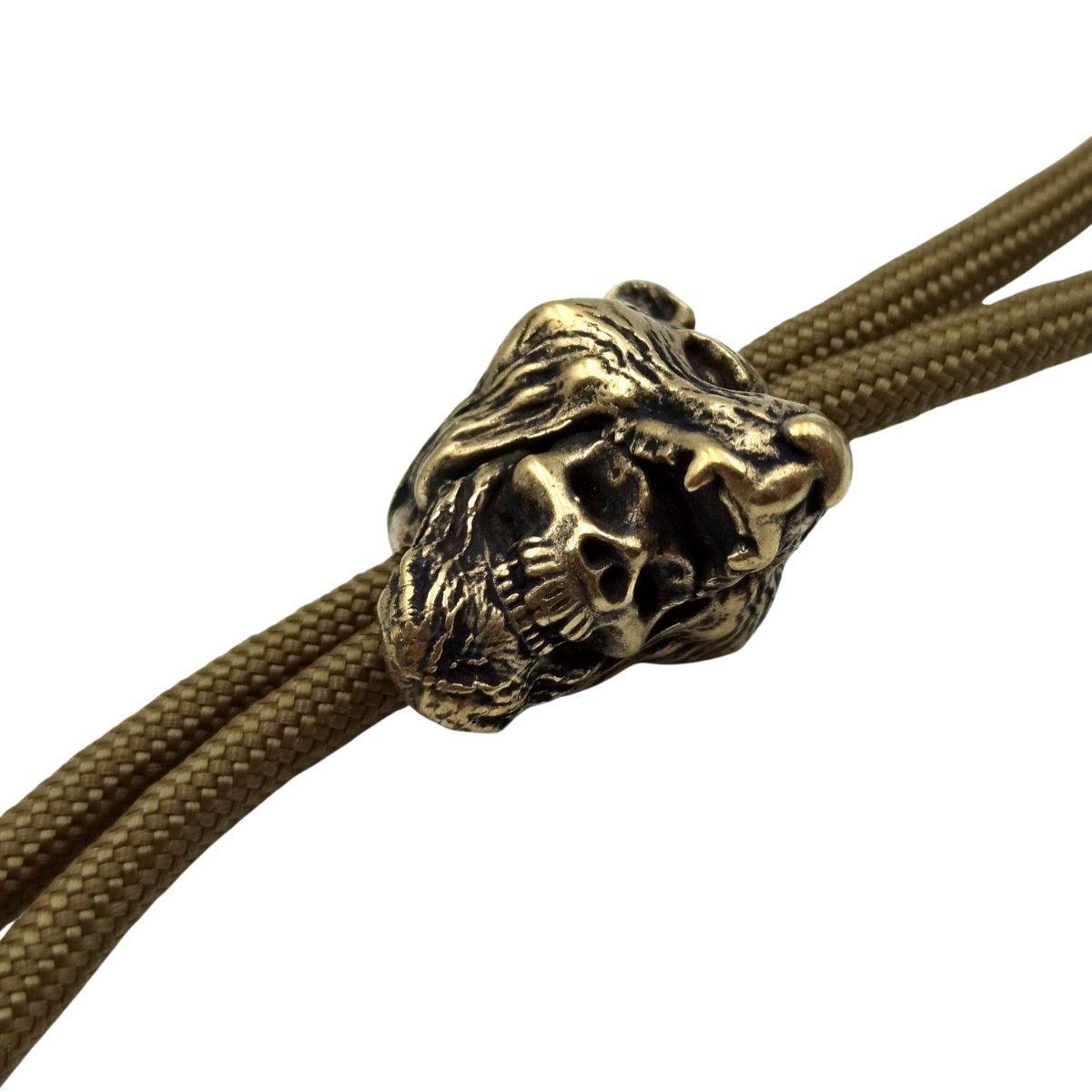 Berserker skull paracord bead