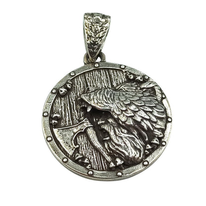 Berserker silver pendant   