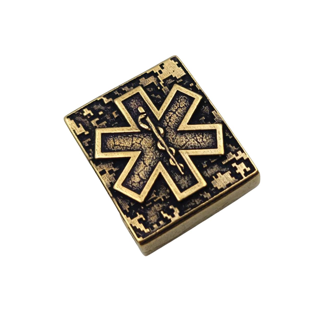 Tactical Army Medic molle clip Bronze with patina
