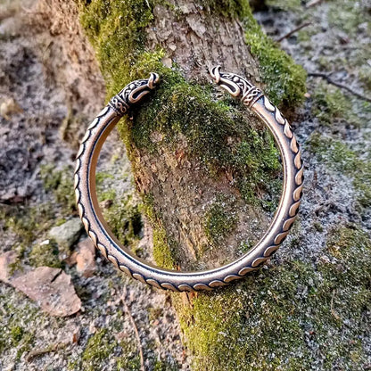 Viking arm ring | Norse bracelet from bronze   