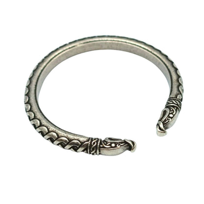 Viking arm ring | Norse bracelet from bronze Silver plated bronze  