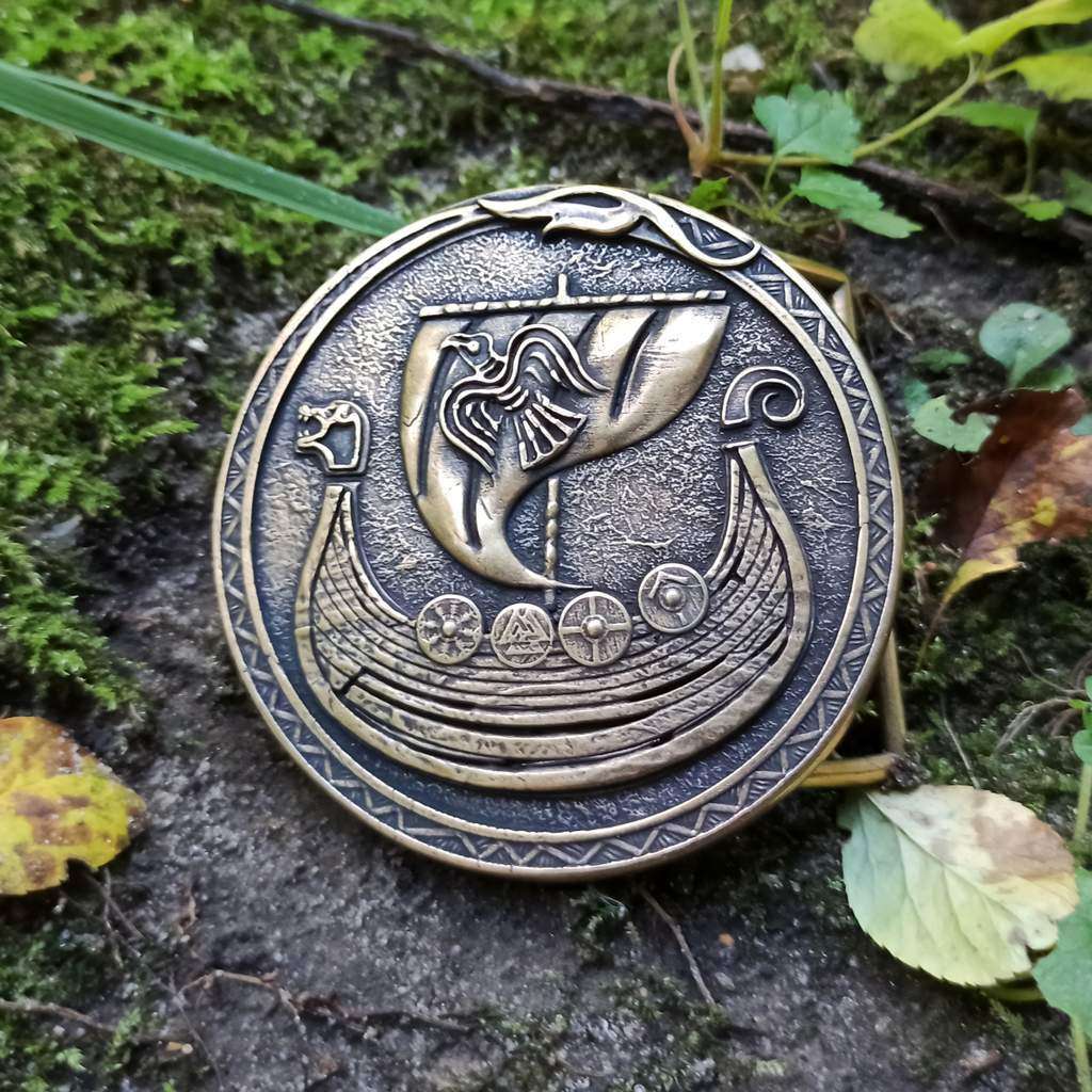 Drakkar belt buckle