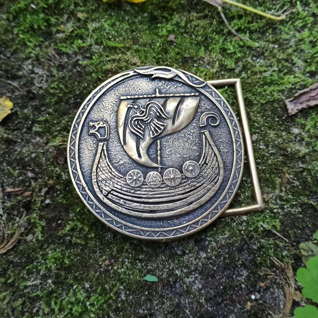 Drakkar belt buckle
