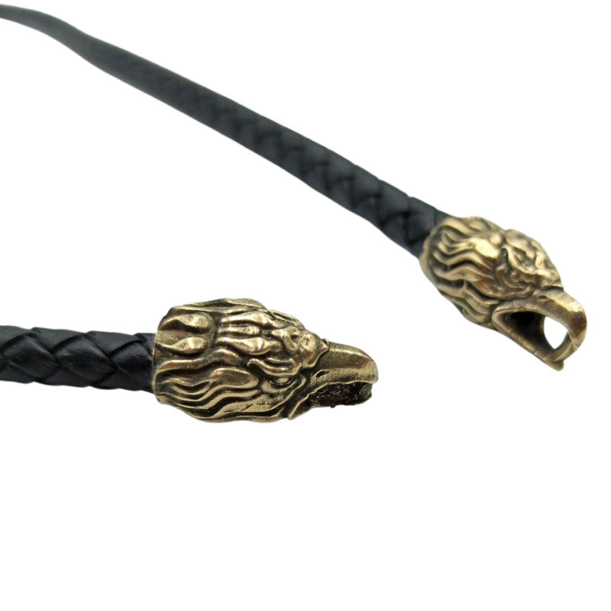 Eagle leather necklace