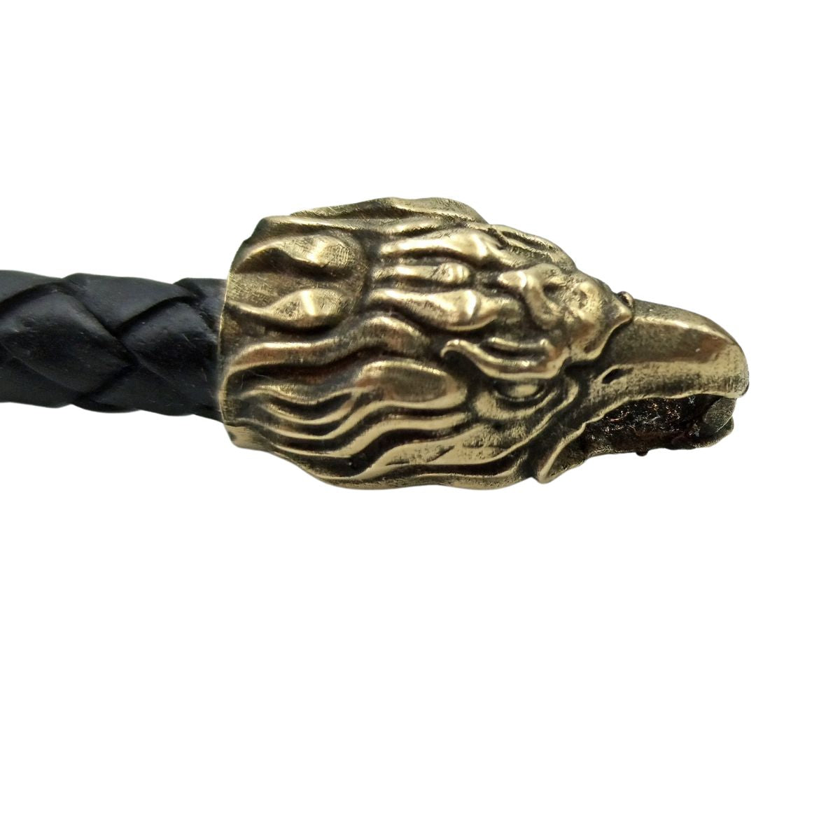 Eagle leather necklace