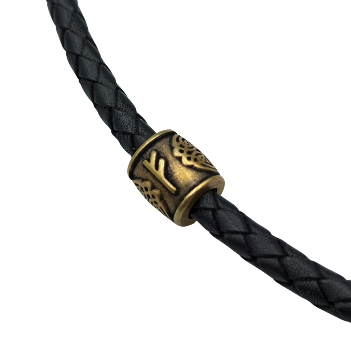 Fehu rune bead