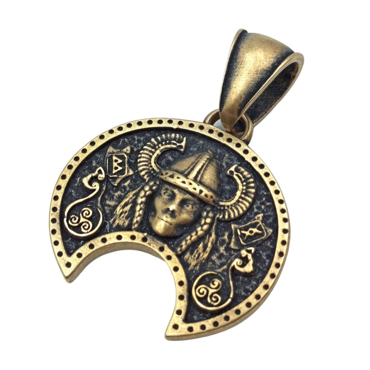 Futhark Rune Pendant - 14K Gold