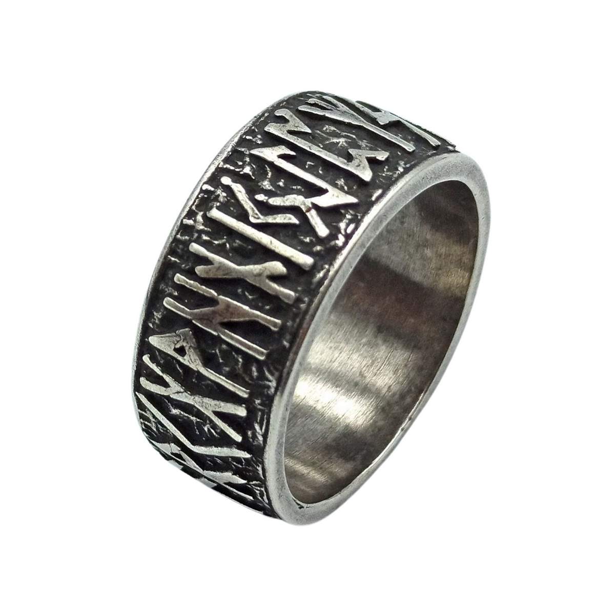 Elder Futhark ring 7 US Silver plating