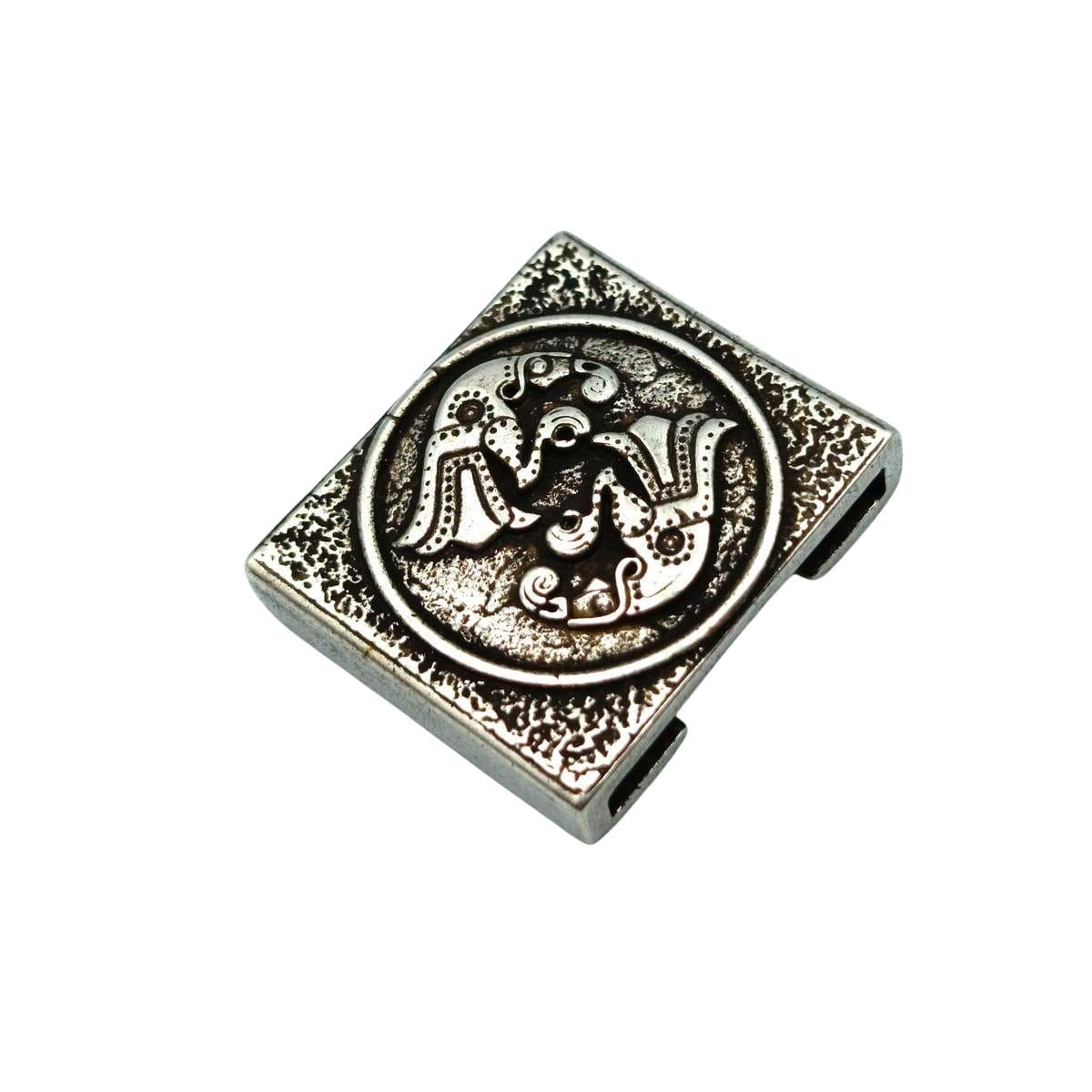 Germanic Ravens bronze Molle clip