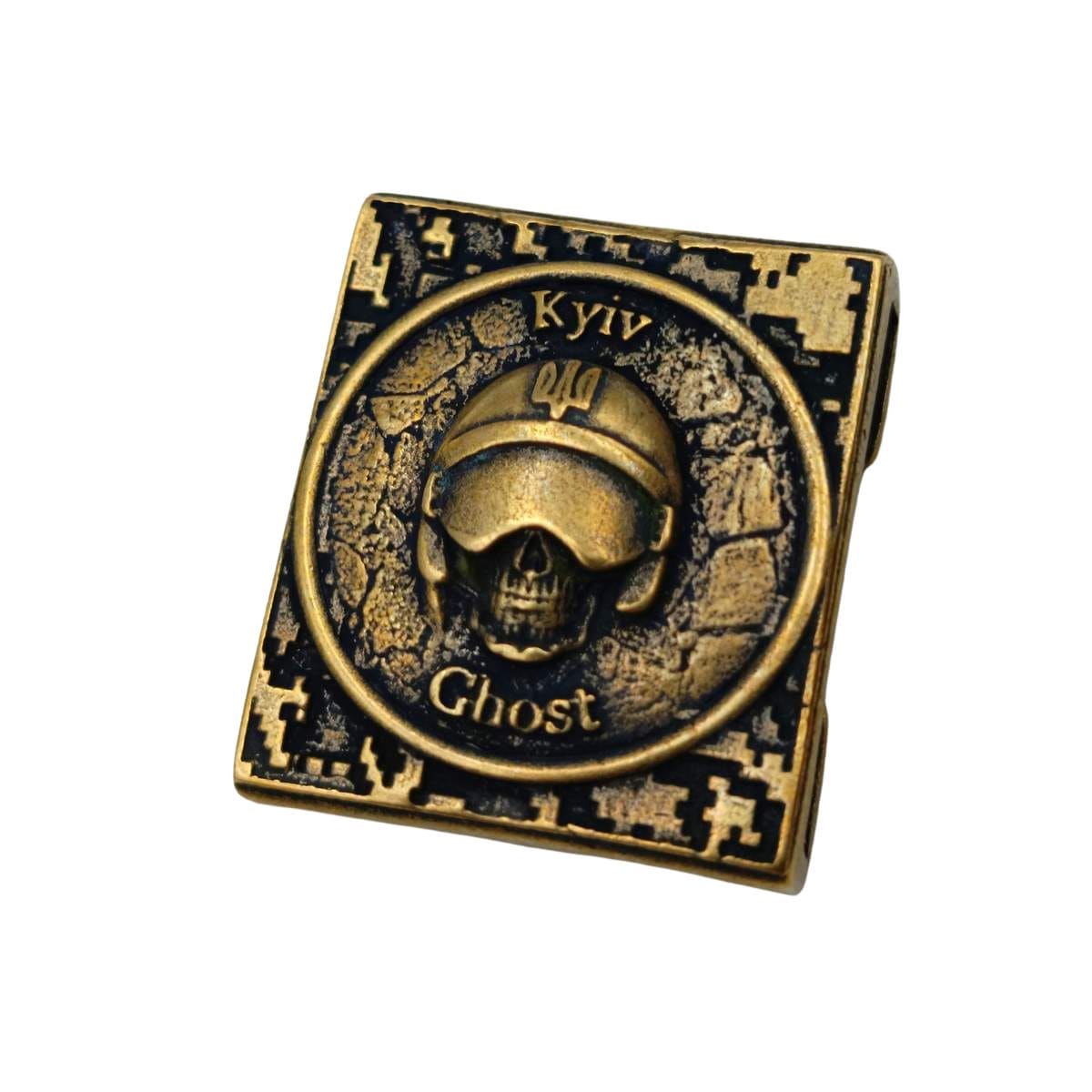 Ghost of Kyiv molle clip Bronze with patina