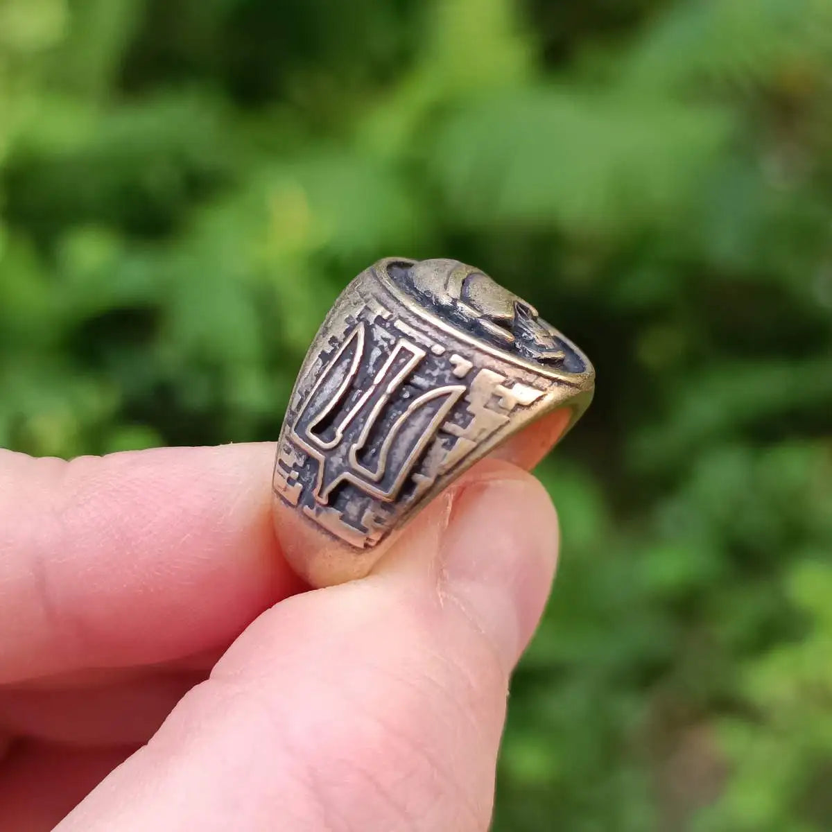 The Ghost of Kyiv signet ring