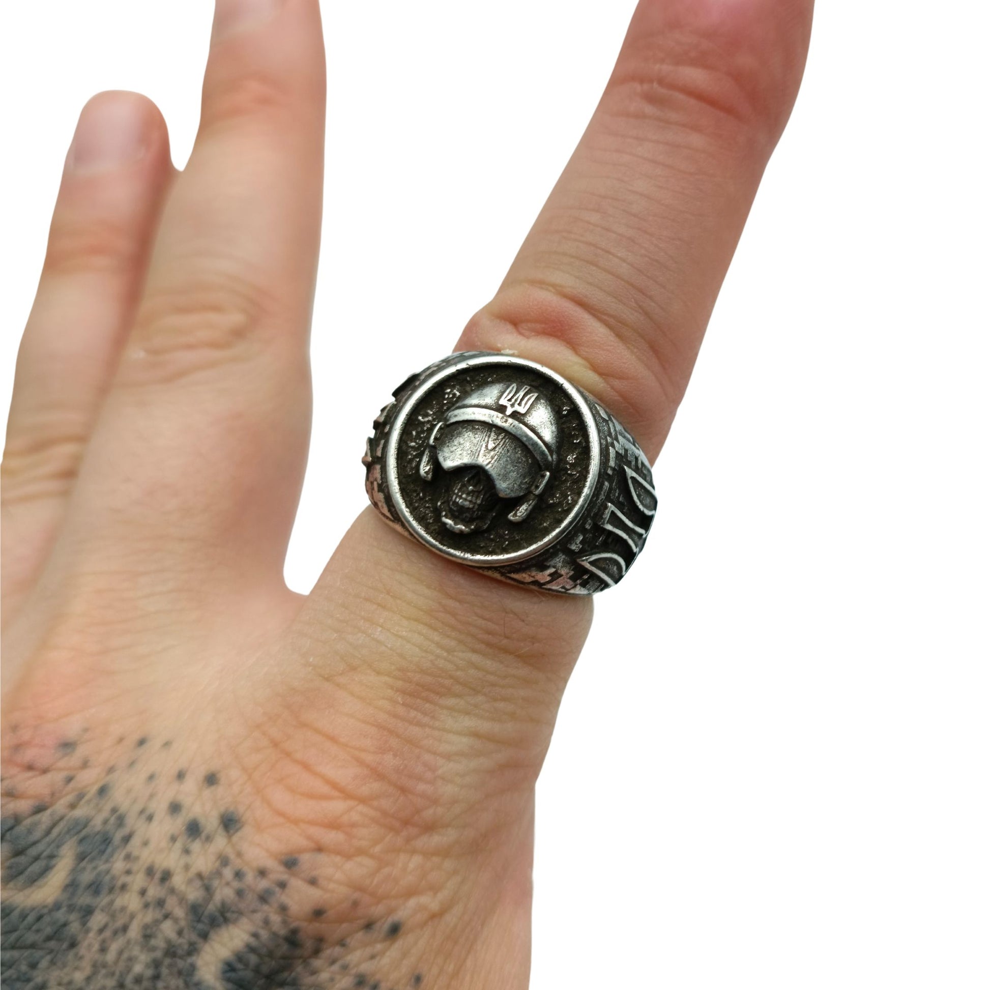 The Ghost of Kyiv signet ring