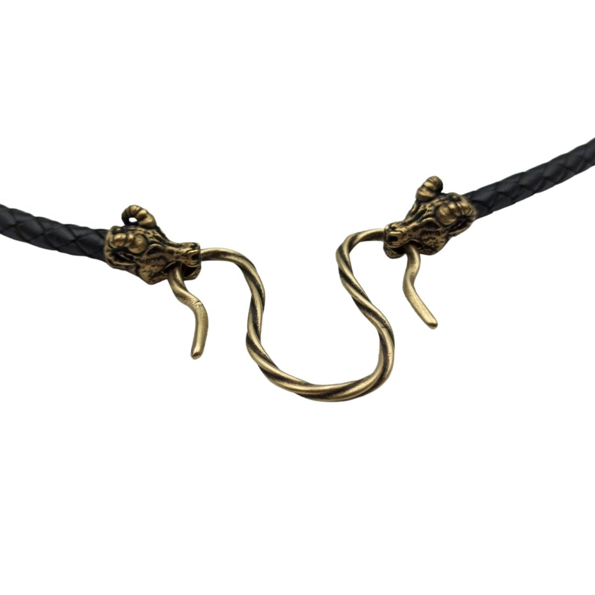 Norse goat leather necklace