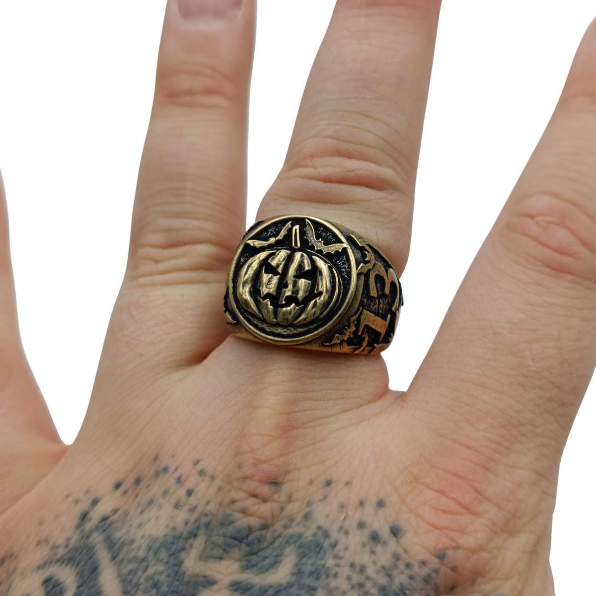 Halloween pumpkin ring