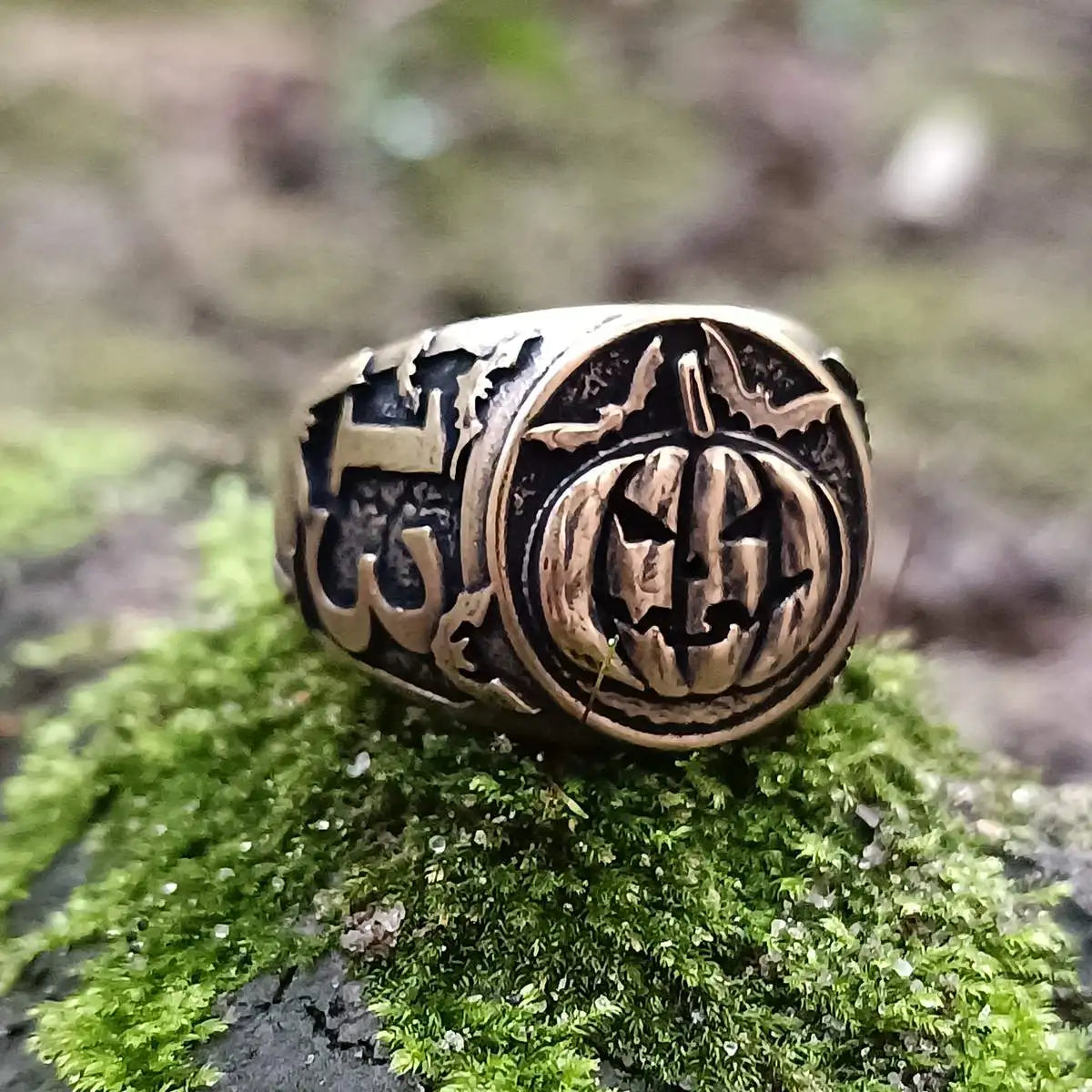 Halloween pumpkin ring