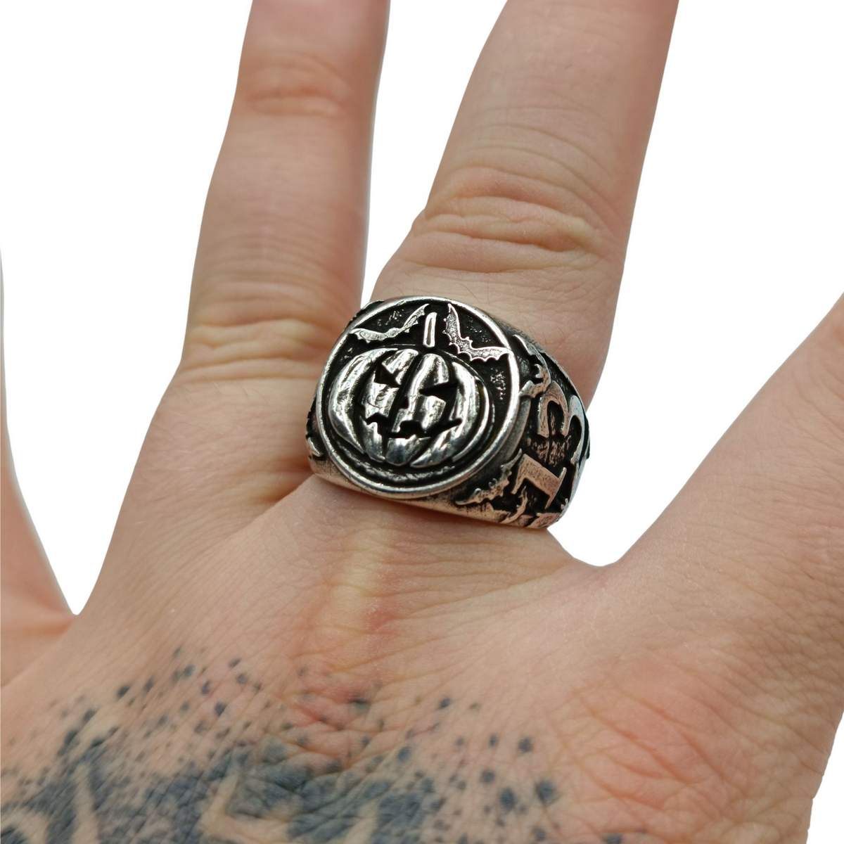 Halloween pumpkin ring