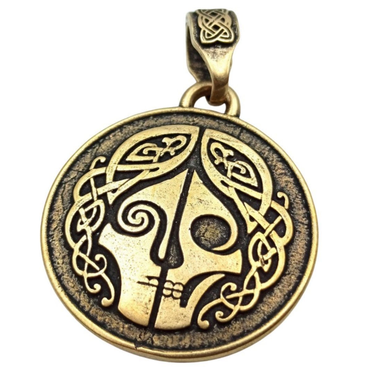 Hel goddess pendant Bronze