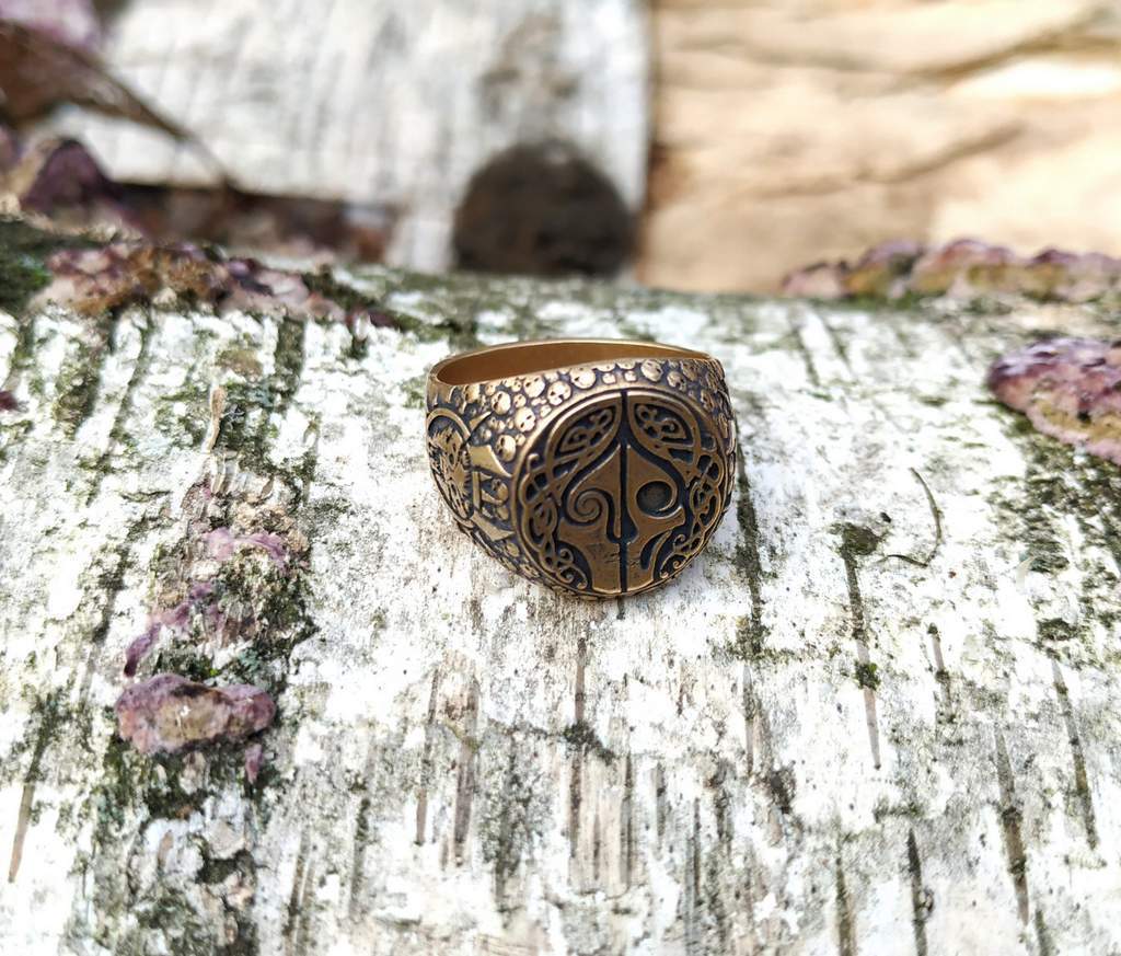 Hel goddess ring