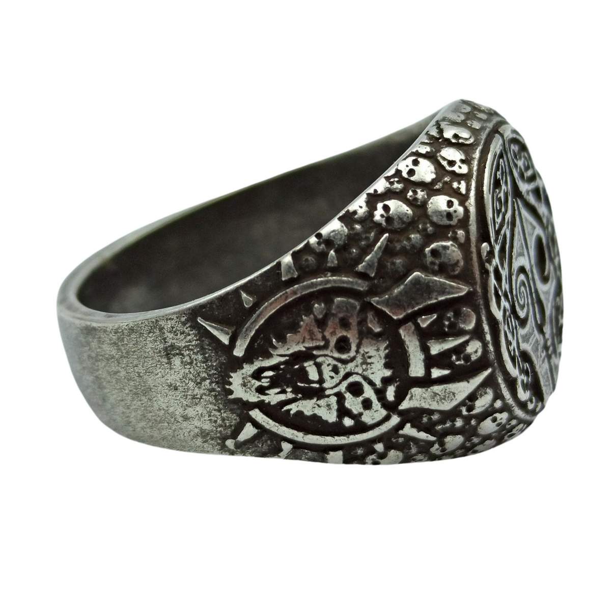 Hel goddess ring from bronze   