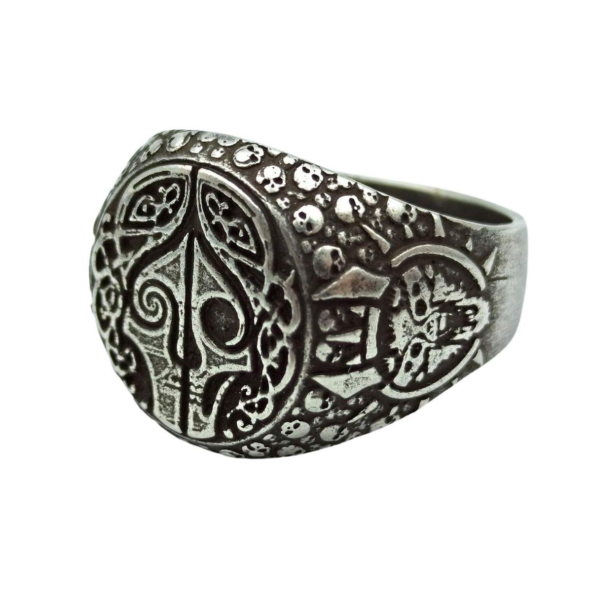 Hel goddess ring 6 US Silver plating