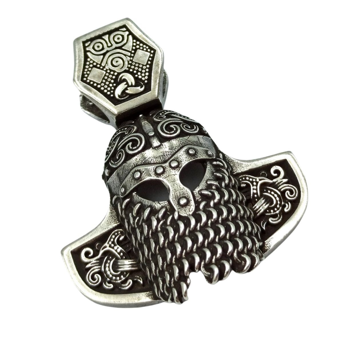 Viking helmet pendant Silver 925