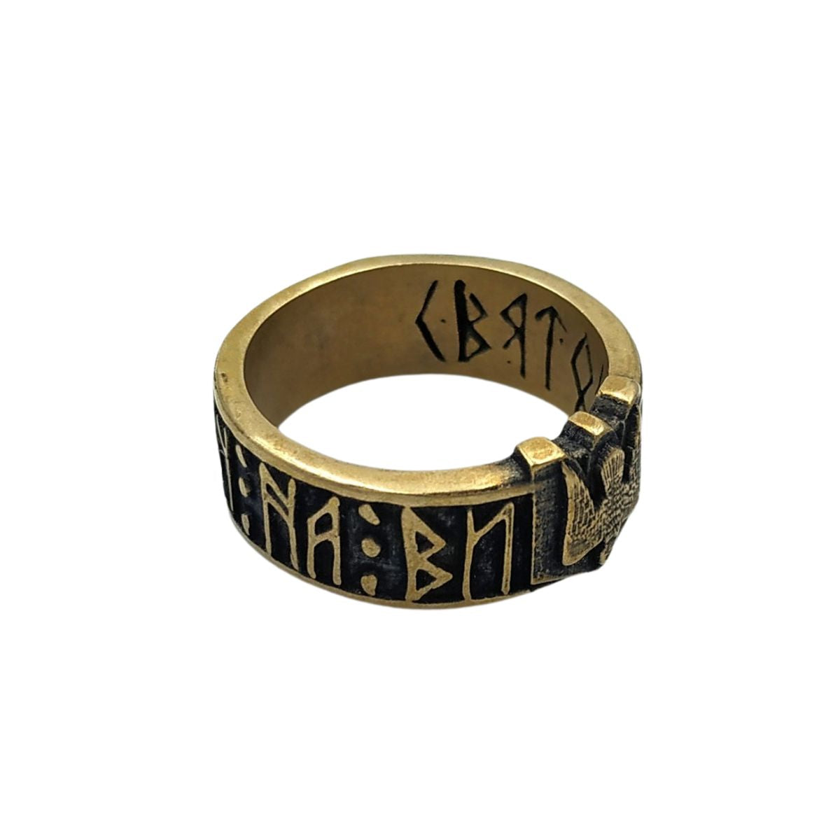 Slavic ethnic mens ring “іду на Ви”