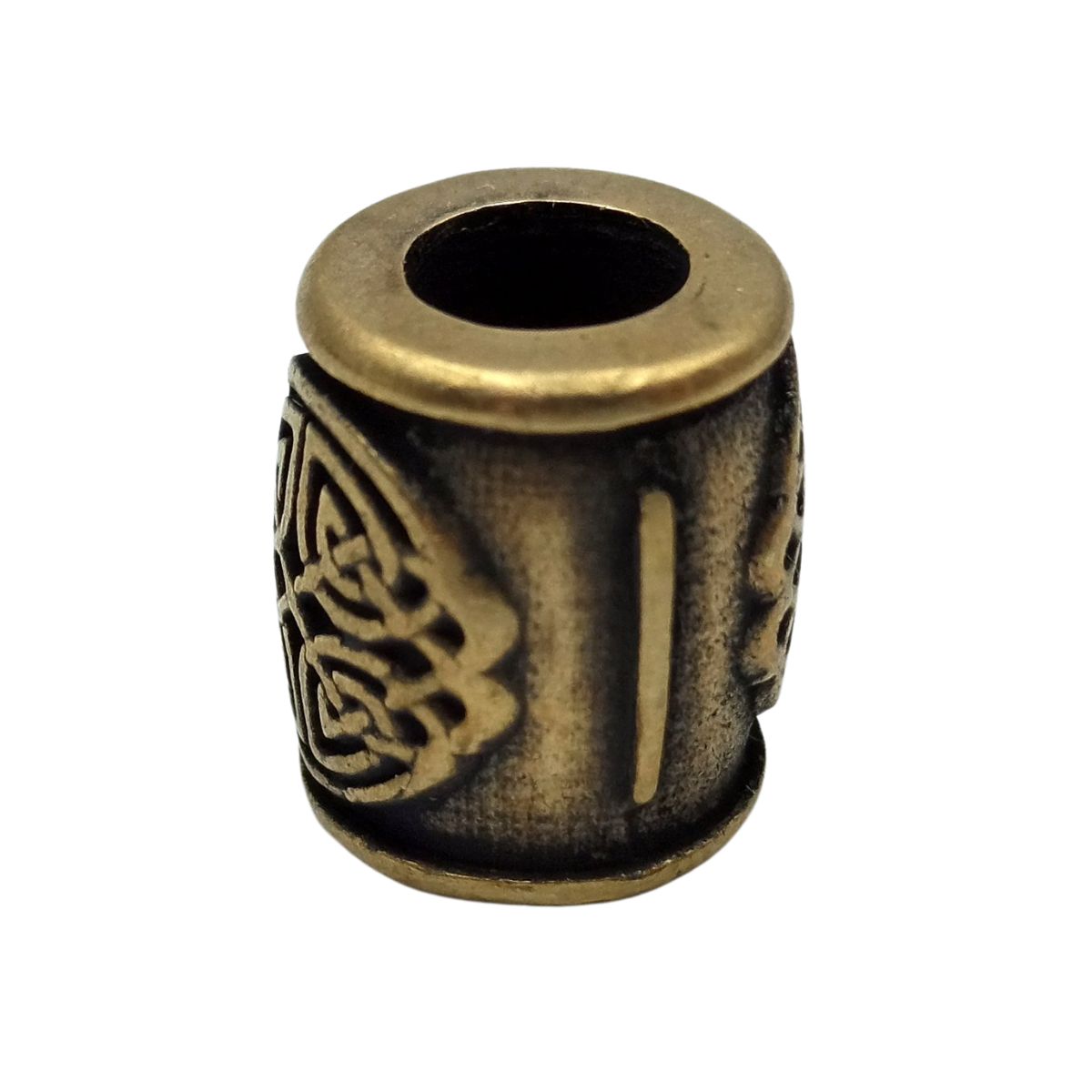 Isa rune bead Bronze