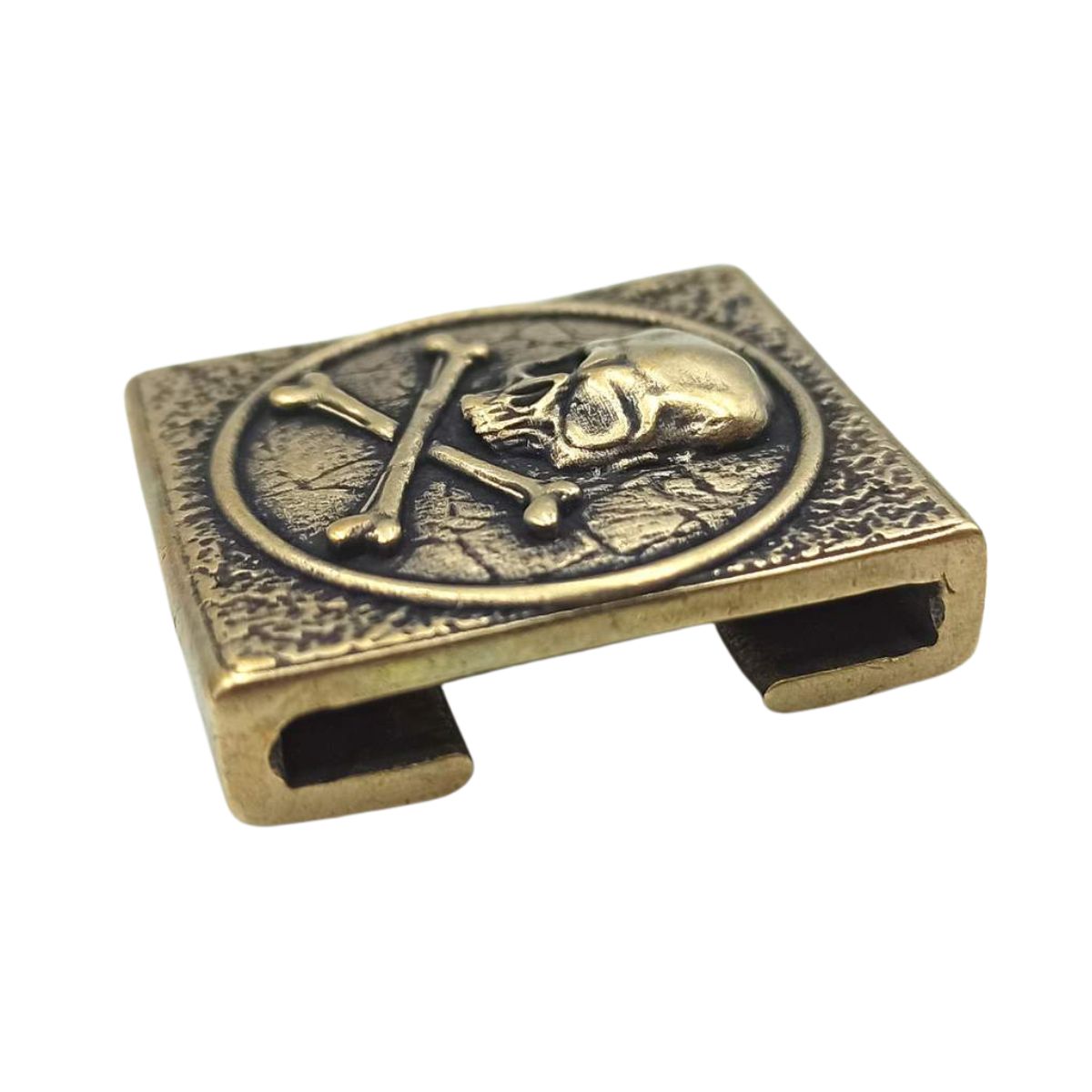 Jolly Roger pirate skull molle clip